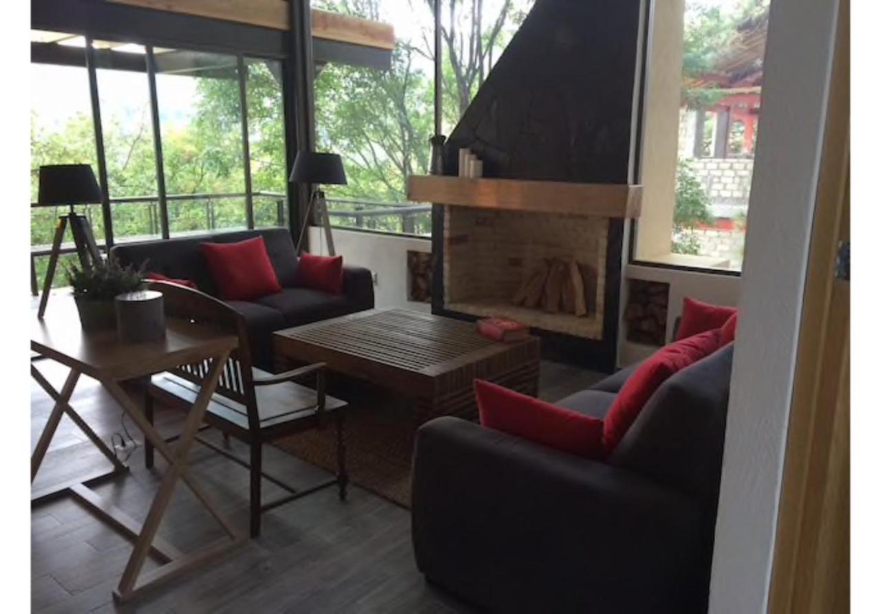 Deluxe Cabin Located In The Woods With Private Jacuzzi - Valle 2 Valle de Bravo Exterior photo