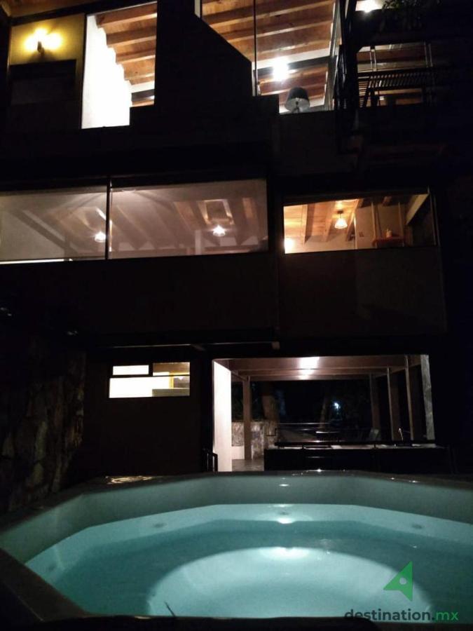 Deluxe Cabin Located In The Woods With Private Jacuzzi - Valle 2 Valle de Bravo Exterior photo